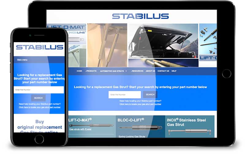 Stabilus eCommerce web development